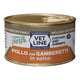 Vet line gatto pollo/gamberetti salsa 70 g