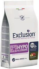 Exclusion monoprotein veterinary diet formula hypoallergenic horse and potato small 2 kg