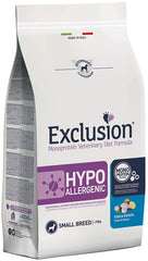 Exclusion monoprotein veterinary diet formula hypoallergenic fish and potato small 2 kg