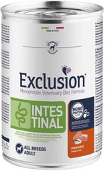 Exclusion monoprotein veterinary diet formula intestinal pork and rice 400 g