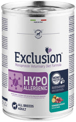 Exclusion monoprotein veterinary diet formula hypoallergenic venison and potato all breeds 400 g