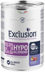 Exclusion monoprotein veterinary diet formula hypoallergenic boar and potato all breeds 400 g