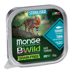 Monge bwild cat sterilised tonno/ortaggi 100 g
