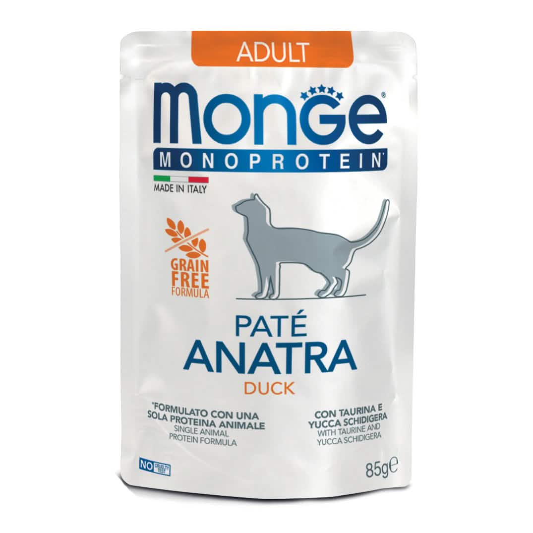 Monge busta monoporzione cat adult pate anatra 85 g