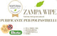 Natural derma pet salviette zampawipe 15 pezzi