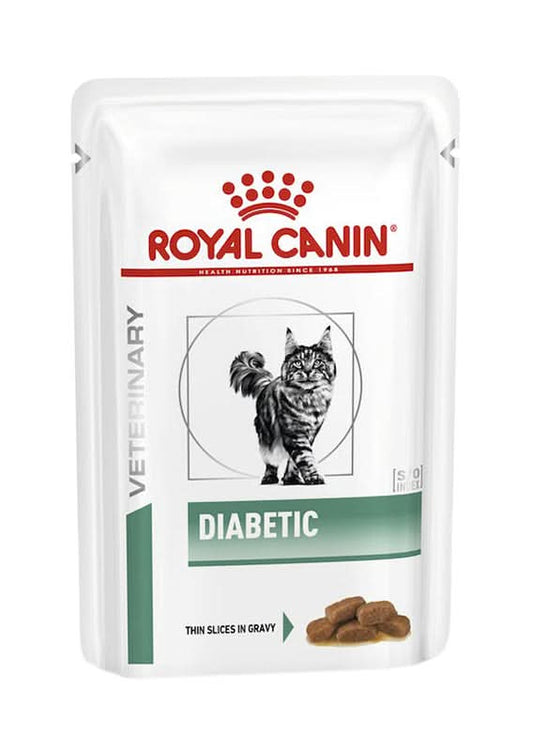Veterinary health nutrition wet cat diabetic 12x85 g