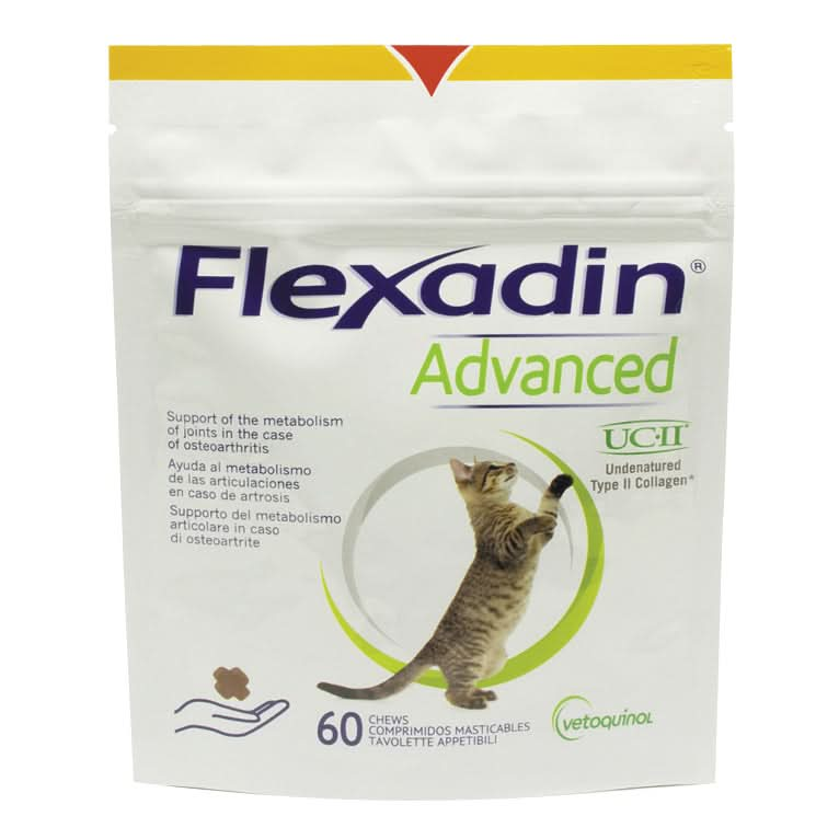 Flexadin advanced gatto tutte le taglie busta da 60 tavolette appetibili masticabili - Scodinzolando