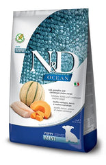 N&D Ocean Dog Merluzzo, Zucca e Melone Cantalupo per Cuccioli Mini - 2,5 kg