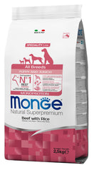 Monge all breeds puppy manzo&riso monoprotein 2,5 kg