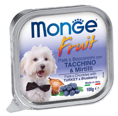 Monge fruit cane tacchino&mirtilli 100 g