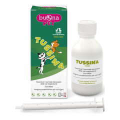 Tussina flacone cani e gatti con siringa dosatrice 100 g buonapet - Scodinzolando