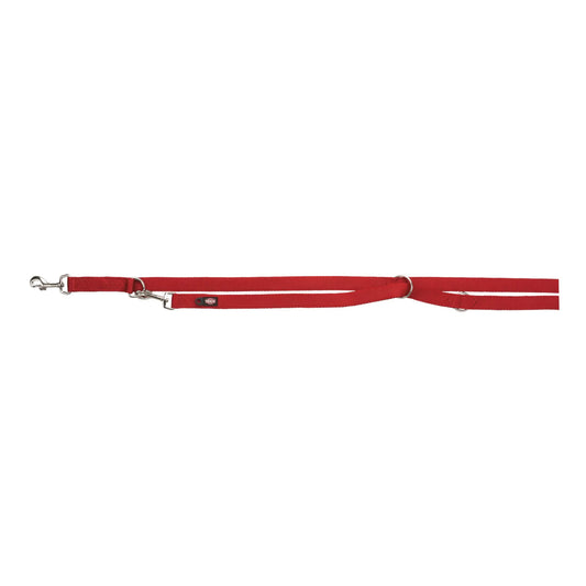 Premium guinzaglio addestramento doppio xs 2m/10mm rosso