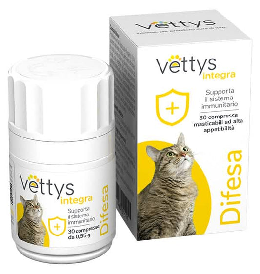 Vettys integra difesa gatto 30 compresse masticabili - Scodinzolando