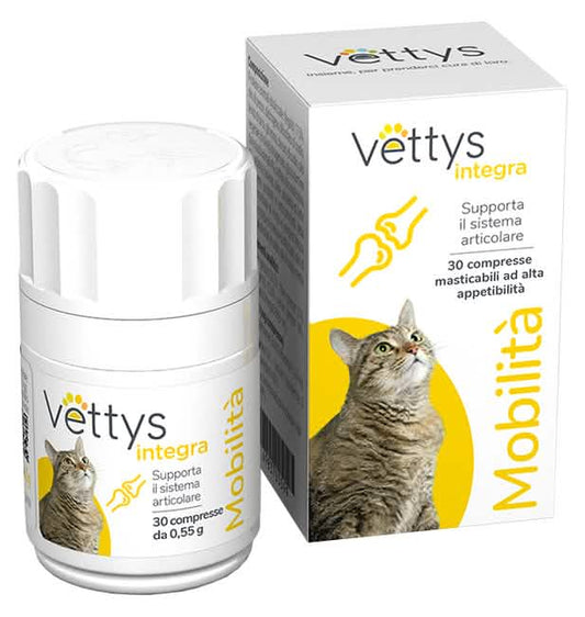 Vettys integra mobilita' gatto 30 compresse masticabili - Scodinzolando