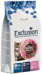 Exclusion mediterraneo monoprotein noble grain kitten chicken 1,5 kg