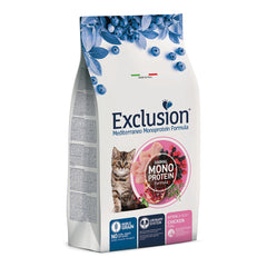 Exclusion mediterraneo monoprotein noble grain kitten chicken 12 kg