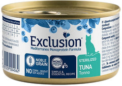 Exclusion mediterraneo monoprotein noble grain sterilized tuna 85 g