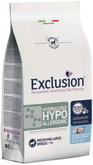 Exclusion monoprotein veterinary diet formula hydrolyzed hypoallergenic fish&corn starch medium/l 2 kg