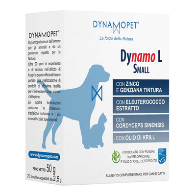 Dynamo l small 20 bustine appetibili da 2,5 g - Scodinzolando