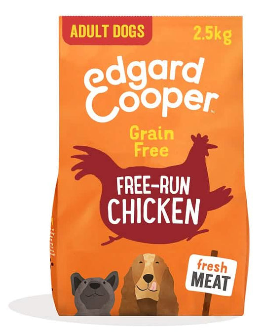 Edgard&cooper dog e adult dry chicken 2,5 kg