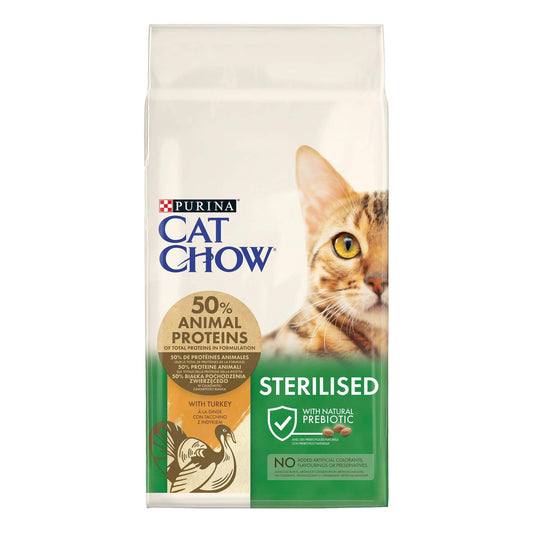 Cat chow sterilised turkey 10 kg