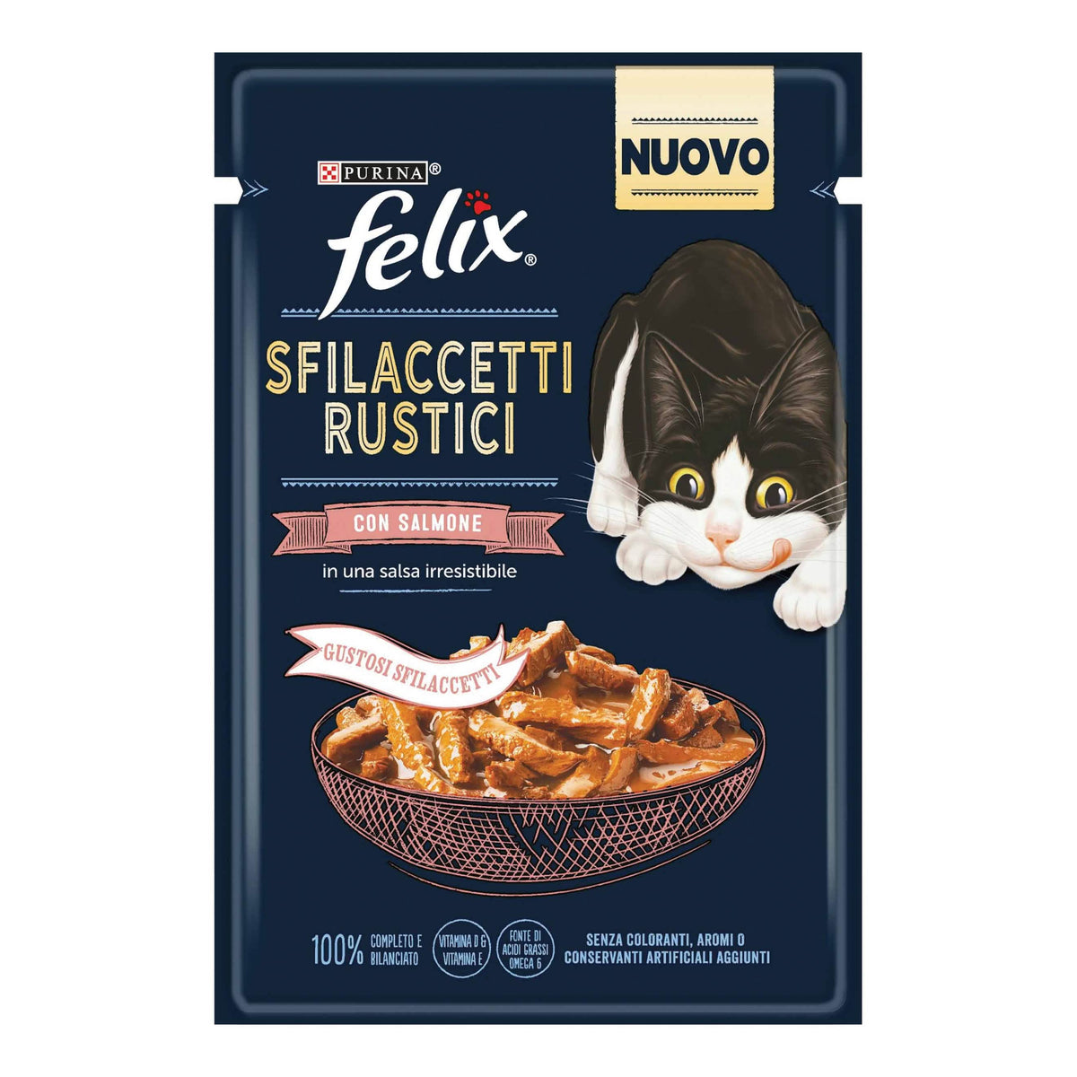 Felix sfilaccetti rustici salmone 80 g