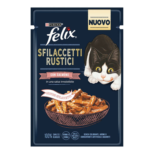Felix sfilaccetti rustici salmone 80 g