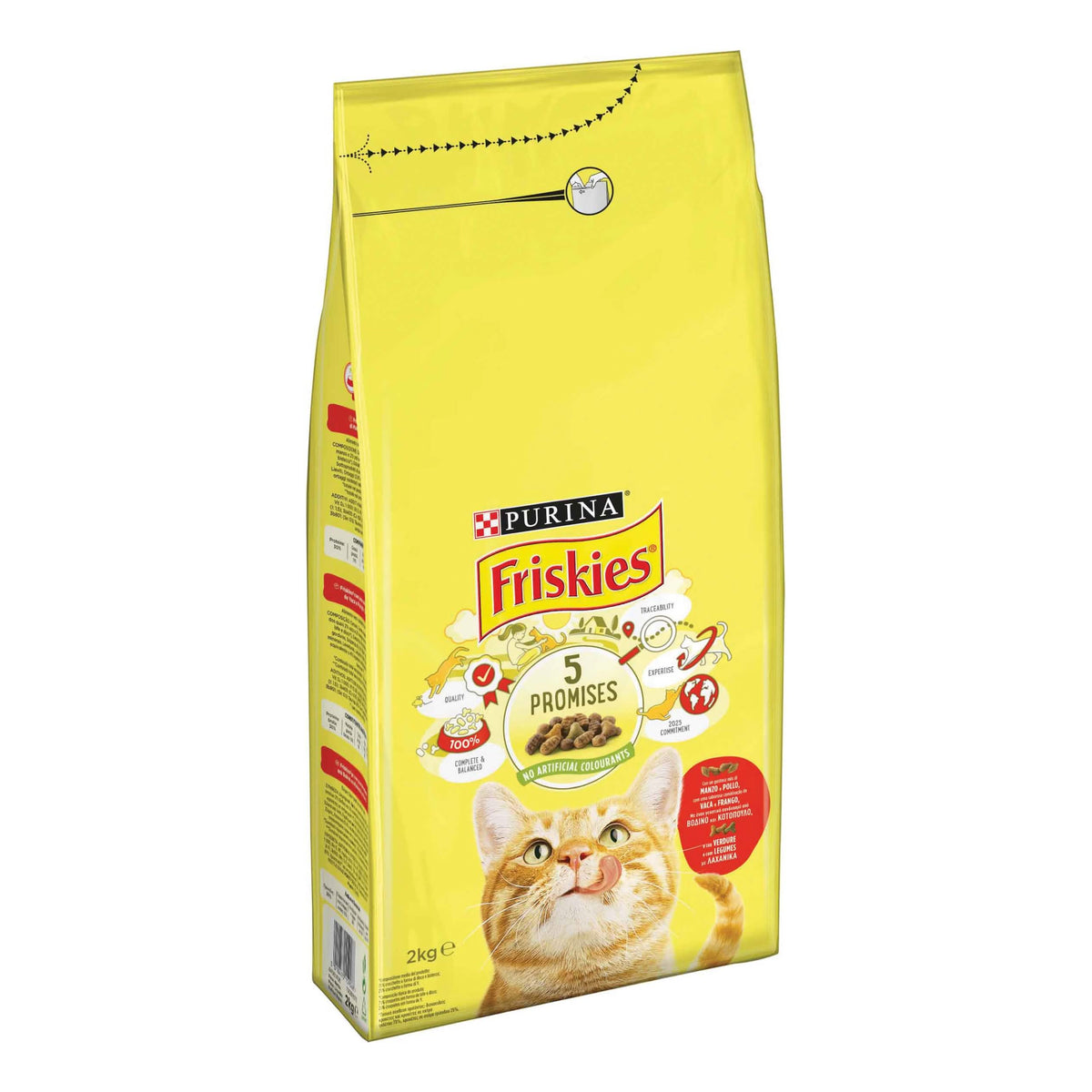 Friskies dc vitality+adult manzo pollo verdure 2 kg