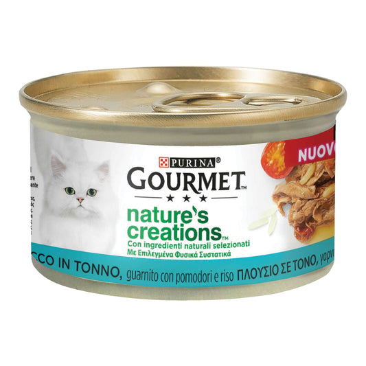 Gourmet nature's creations ricco in tonno guarnito pomodori riso 85 g