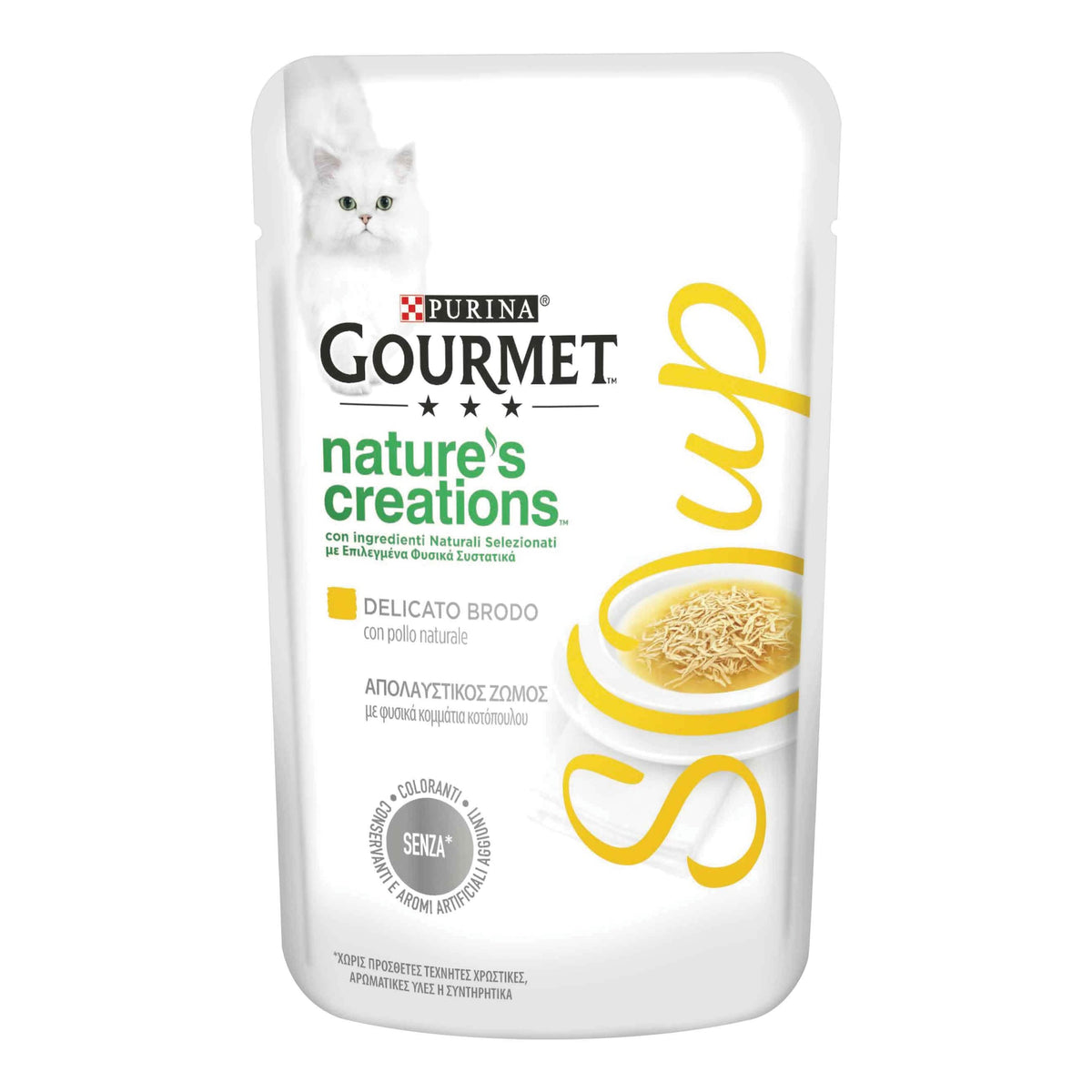 Gourmet nature's creations soup pollo & pesce bianco & verdure 40 g