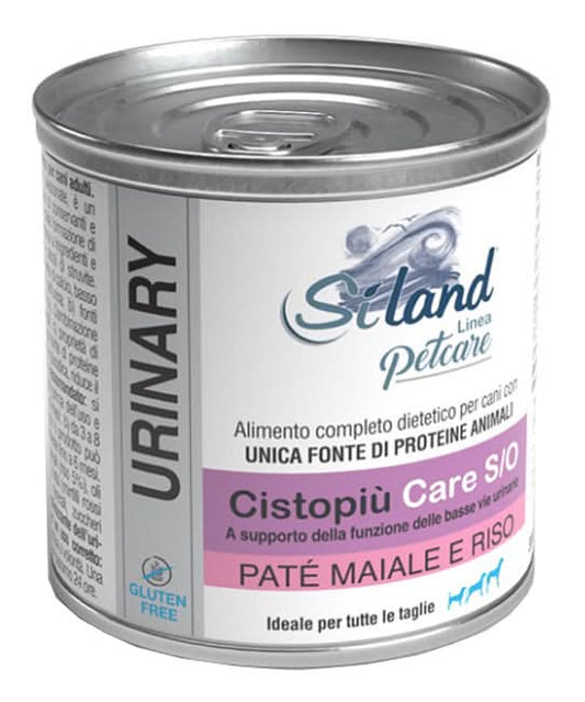 Siland cistopiu' care s/o umido cane maiale riso 300 g