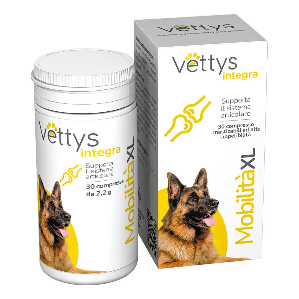 Vettys integra mobilita' xl cane 30 compresse masticabili - Scodinzolando