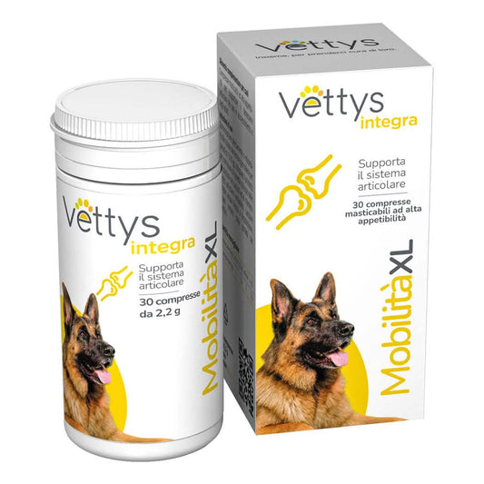 Vettys integra mobilita' xl cane 30 compresse masticabili - Scodinzolando