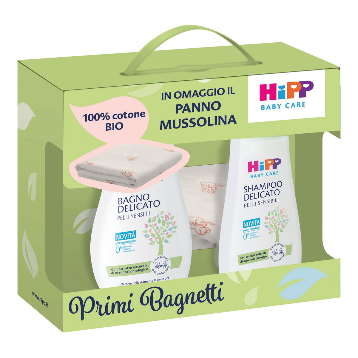 Hipp cofanetto mussolina