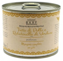 Barf mangime completo per gatto trito di pollo 200 g