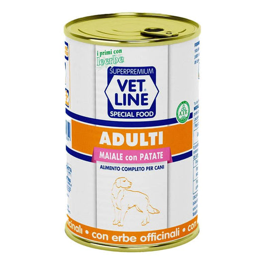 Vet line adulti maiale con patate 400 g