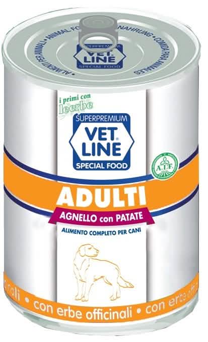 Vet line adulti agnello con patate 400 g