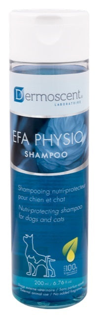 Dermoscent efa physio shampoo for dogs and cats 200 ml - Scodinzolando