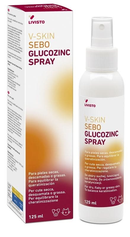 V-skin sebo glucozinc spray 125 ml - Scodinzolando