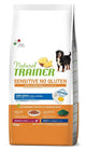 Natural trainer dog sensitive medium/maxi uovo/cereali 12 kg no gluten