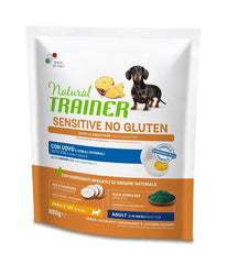 Natural trainer dog sensitive small & toy uovo/cereali integrali 800 g no gluten