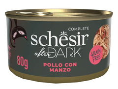 Schesir cat after dark pollo con manzo 80 g