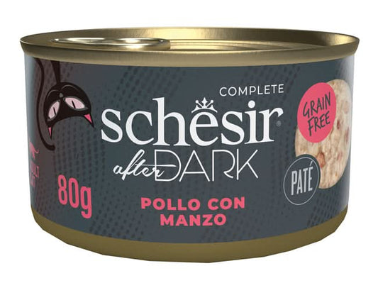 Schesir cat after dark pate' pollo con manzo 80 g
