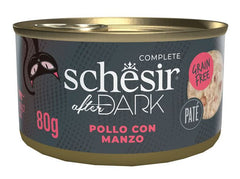 Schesir cat after dark pate' pollo con manzo 80 g