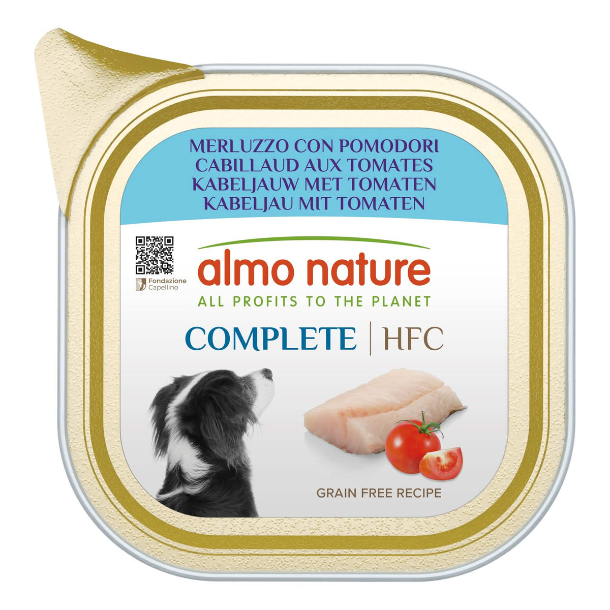 Hfc dog complete merluzzo pomodori 150 g