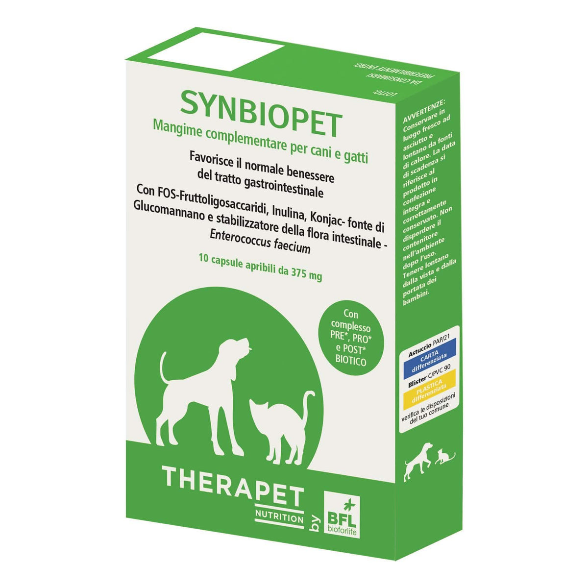 Synbiopet therapet 10 capsule