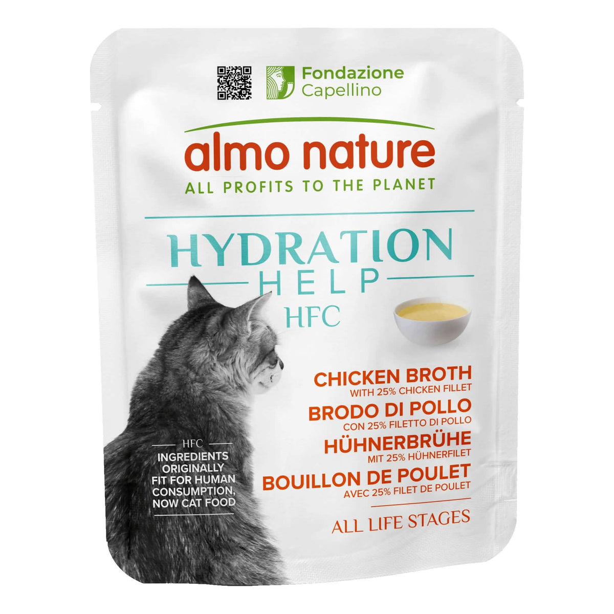 Almo hydration help brodo pollo con filetti di pollo 50 g