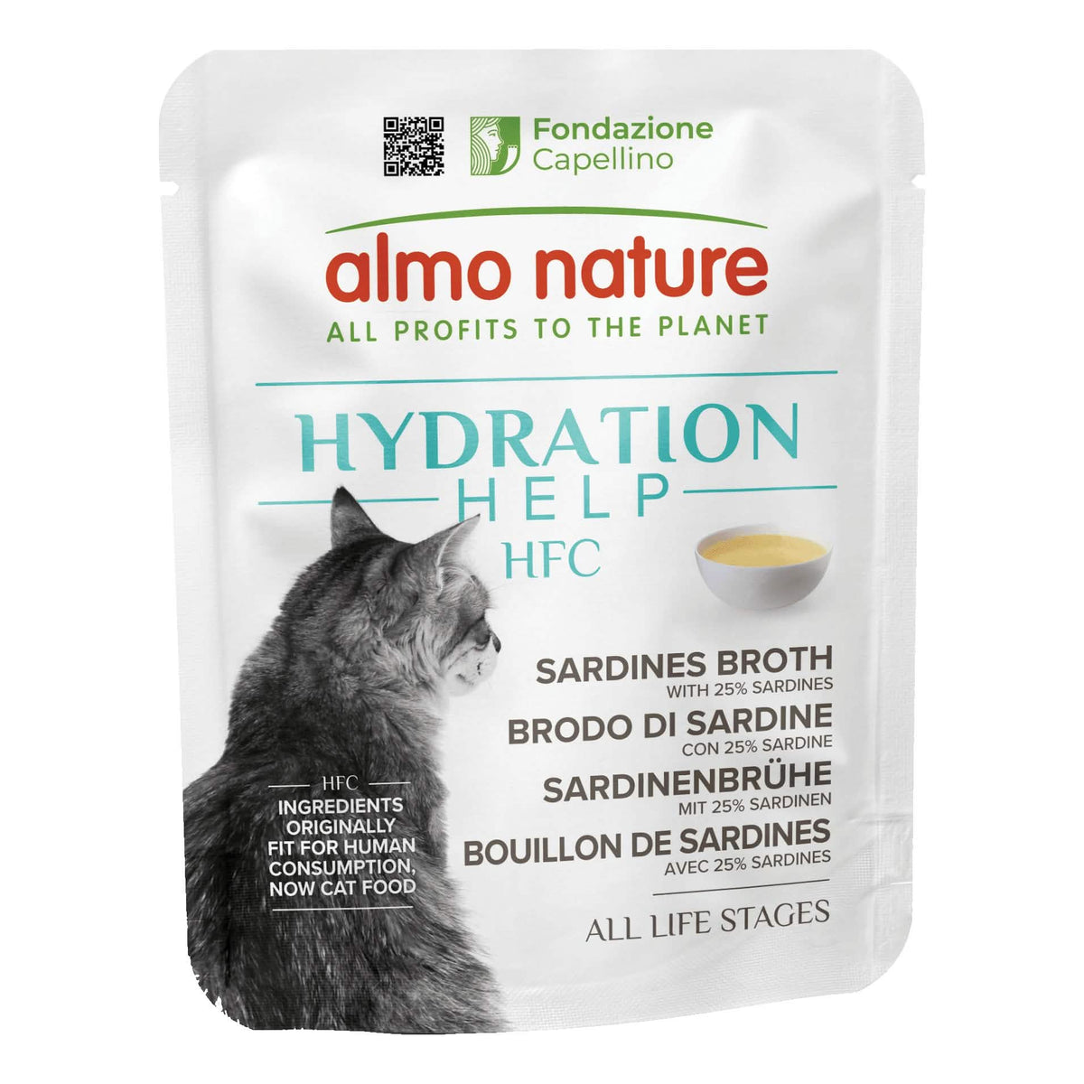 Almo Hydration Help Brodo Salmone con Filetti di Salmone 50g