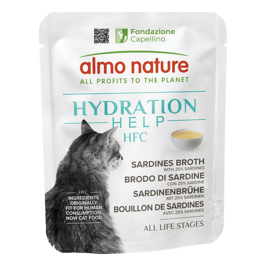 Almo Hydration Help Brodo Salmone con Filetti di Salmone 50g