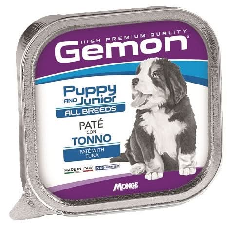 Gemon pate' puppy junior con tonno 150 g